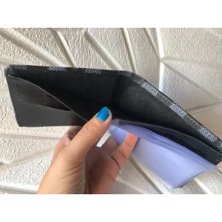 Várias marcas de carteira masculina slin com estampa sortida - Metal CK