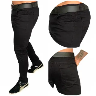 Jeans Premium Masculina Slim Calça de Sarja Chino - Diversas Cores - Sarja Bege