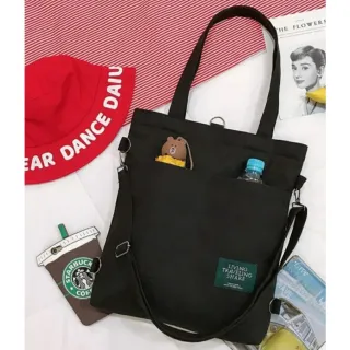 Bolsa de Lona Resistente com Alça Removível - Modelo Novo - AMARELA