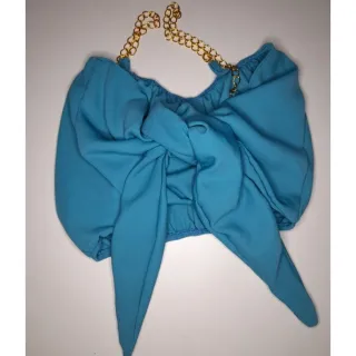 Blusa Cropped com corrente - Promoção diversas cores - Rose cetim1