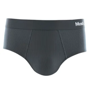 Mash Slip Cueca Microfibra Risca de Giz - CINZA MEDIO