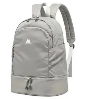 Reforçada Escolar Faculdade Mochila Grande Sports Colorida Masculina e Feminina - Cinza