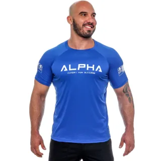Camisa Masculina Fitness Treino Dry Fit - Camiseta Academia - Azul