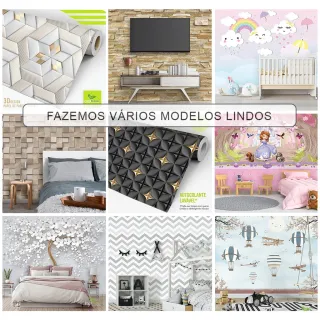 Quarto Infantil de Meninas: Papel de Parede Princesas Soft Girls m² - Único