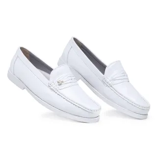 Sapatilha Mocassim Masculino Couro Legítimo Dockside Drive Solado Borracha - Marrom