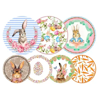 Jogo Americano Decoração Estampado Páscoa Sousplat 35cm - Coelho Bambi