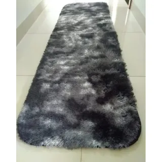 Passadeira Luxo Macia Peludo Felpuda 2,00x0,55 - Beje mesclado