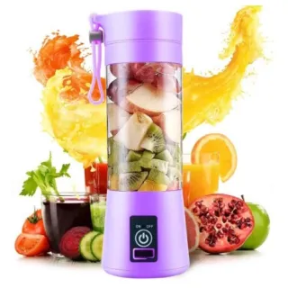 MEGA OFERTA: Liquidificador Portátil Shake Take Recarregável - Mini Juice Cup 6 Lâminas - ALEATÓRIO F