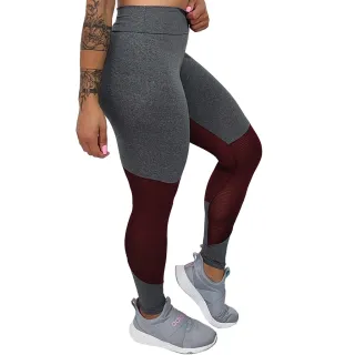 Roupa Academia Camiseta Regata Calça Legging Top Bojo Fitness Kit - Chocolate