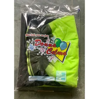 Toalha de TNT com babado para decoração de festa de aniversário - Verde Limao/Marrom