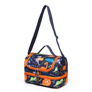 Mochila de Rodinhas Dinossauros Kit Escolar Spector + Estojo + Lancheira - PANDA