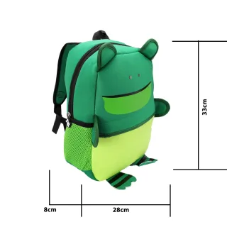 Impermeável Resistente Mochila Infantil Escolar Bichinhos Animais Zoo Menino Menina - URSOLARANJA