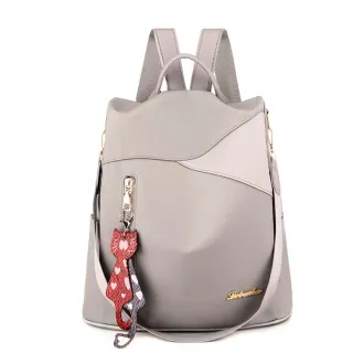 Mochila feminina fashion antifurto para trabalho e escola - Raryel - Rosa Coral