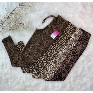 Legging Estampa Oncinha com Cordinha - Raryel - onça pintinha