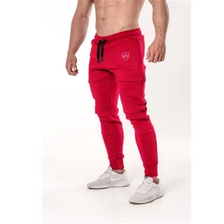 Calça Masculina Fitness Lápis para Corrida e Treino - Vermelho