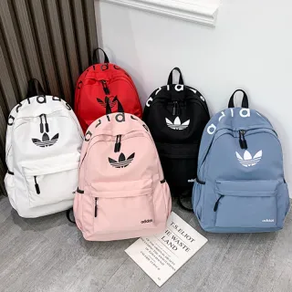 Mochila Escolar Unissexo Feminina com Estampa de Trevo - Ideal para Meninos e Meninas - Azul