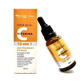 Pronto Entrega - Sérum Facial Max Love Vitamina C 10 EM 1 com 9 Ativos - Único