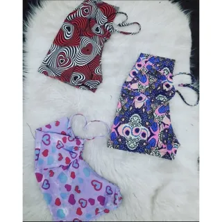 Cordão de tecido suplex Premium curto para academia - Preto