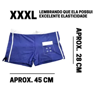 Sunga masculina tradicional RWX VEST com lateral básica - Preto