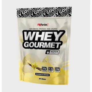 Protein Gourmet Whey 907gr - FN forbis (ORIGINAL) - Morango REFIL