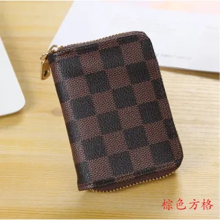 Carteira Feminina com Zíper e Vários Slots de Cartão - Estilo Retro - Flower Colorido