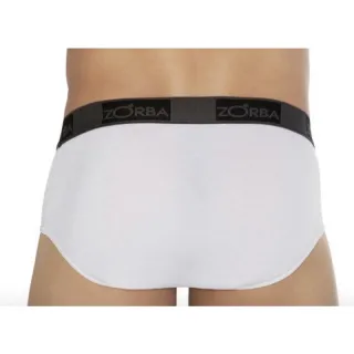 Cueca Zorba Slip Confort Cotton Original Mod 674 - Branco