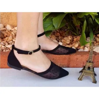 Sapatilha Preta Salome Feminina - Conforto e Estilo - Preta