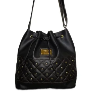 Bolsa Saco Tiracolo Feminina Barata - Estilo Super Lado - Caramelo Lisa