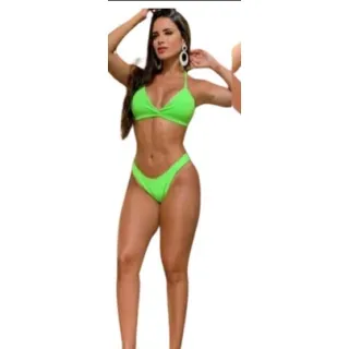 Envio Imediato - Biquini Asa Delta com Bojo FLOWPRAIA - Vermelho