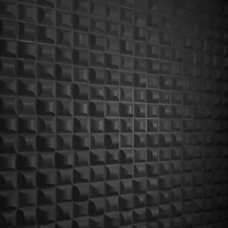 Painel 3D Revestimento Parede Gesso Luxo - Kit com 10 Placas - Estrela Preta