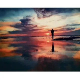 Tela de Pintura Numerada Acrílica - Faça Você Mesmo Quadro de ArteTerapia - DZ26