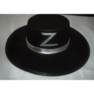 Chapéu + Máscara Zorro Fantasia Acessório Kit Adulto Infantil - Único