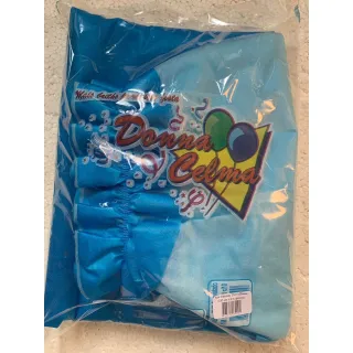 Toalha de TNT com babado para decoração de festa de aniversário - Verde Limao/Marrom