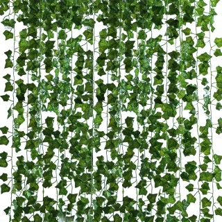 Planta Artificial Pendente de Folhagem - Corrente Linda 2M - Único