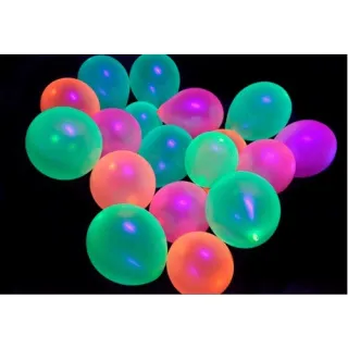 Atacado Decoração Festa Neon - Balão Bexiga Número 9 - Único