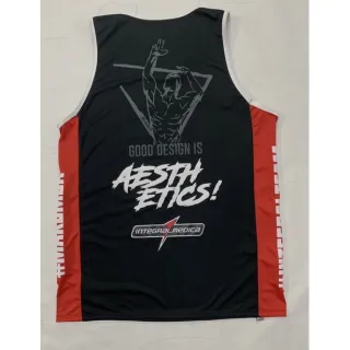 Camiseta Médica Regata Integral - Vermelha