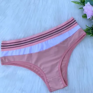 Conjunto de 5 Calcinhas Tanga Confortável Cintura Alta - GG 42/44