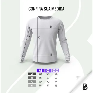Blusa Manga Longa Masculina Dry Fit para Academia e Exercícios - Preto