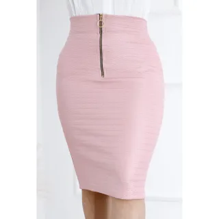 Moda Feminina Evangélica: Saia Básica Executive com Zíper Linda! - Preto