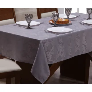 Toalha Retangular Jacquard 6 Lugares - Várias Cores - Vermelho