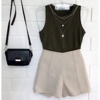 Cintura Alta Reto Feminino - modelo/estilo alfaiataria - Rosa Pink