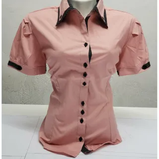 Linda Camisa Social Feminina - Vermelho