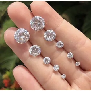 Antialérgico Brinco Ponto de Luz Zircônia Masculino Feminino