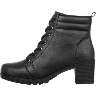 GiGiL Coturno Tratorado Feminino - Bota Baixo Salto