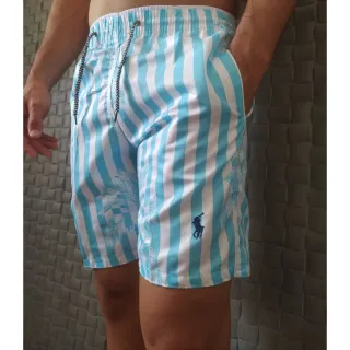 Moda Masculina: Bermuda de Praia (Short Mauricinho) para o Verão - Verde