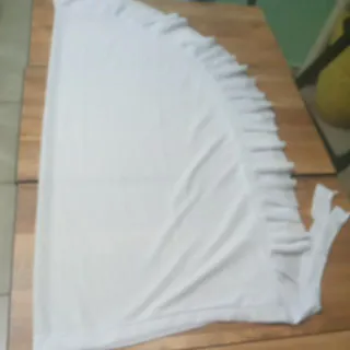 Moda praia pareô liso longo - 2kit - Rosa nenon