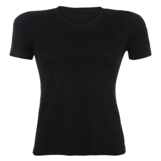 Manga Curta Blusa Feminina Gola V - Vinho