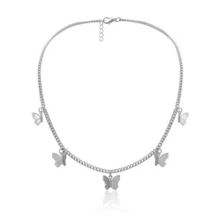 Pingente de Borboleta Multicamadas para Colar Feminino - #4