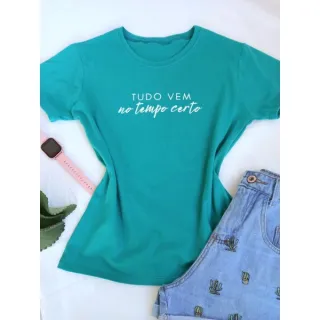 T-shirts femininas babylook 100% algodão P M G - P M G