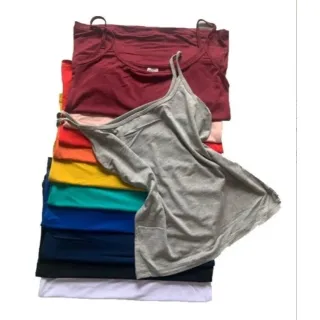 Blusinha Feminina Alcinha Regata - Blusa - Cinza